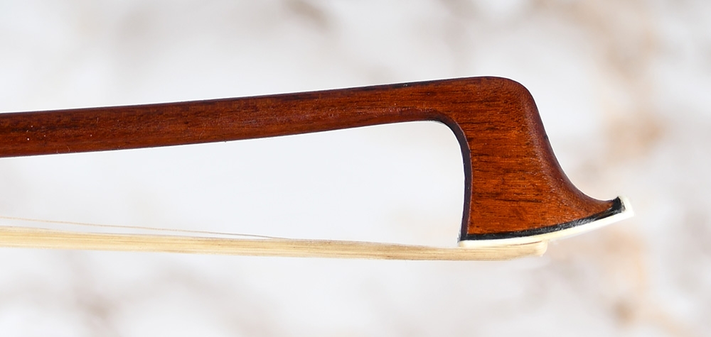 Émile François Ouchard silver mounted violin bow