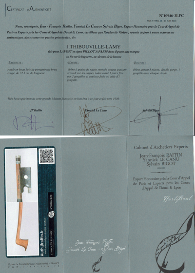 J. Thibouville Lamy, silver mounted