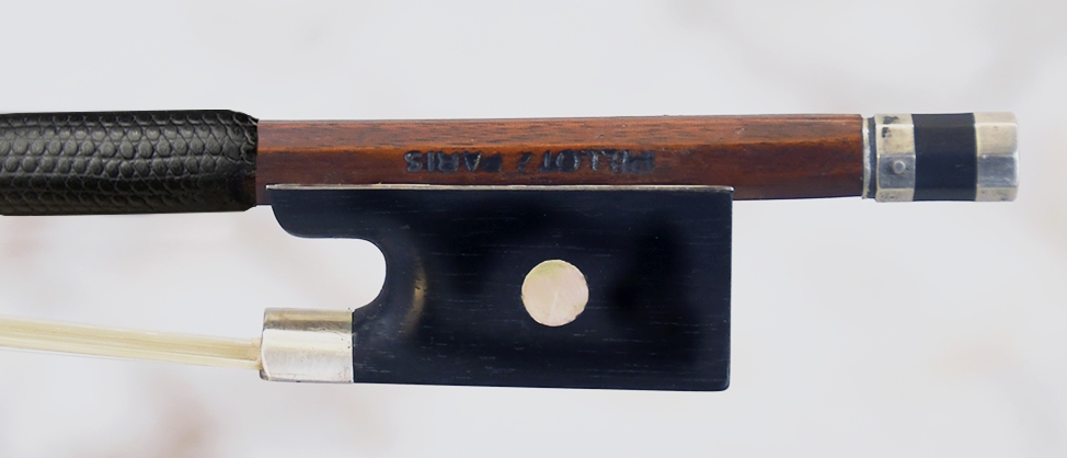 Jerome Thibouville Lamy silver mounted violin bow